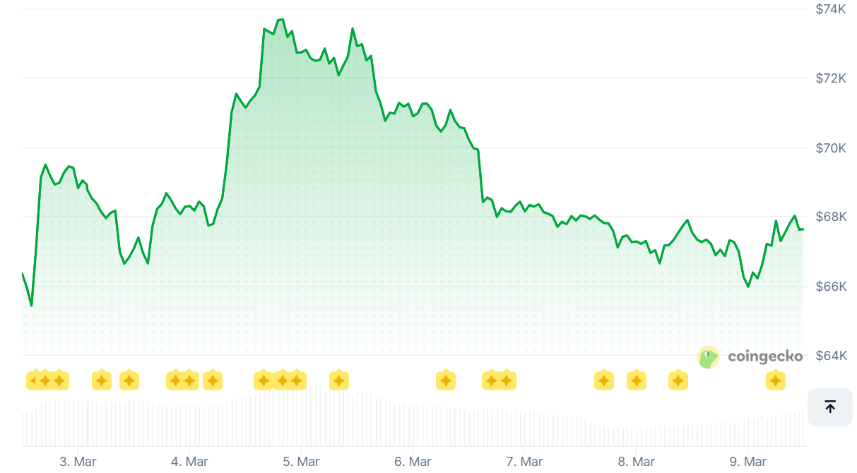Oil Explodes, But Bitcoin Steady Despite Losing Momentum