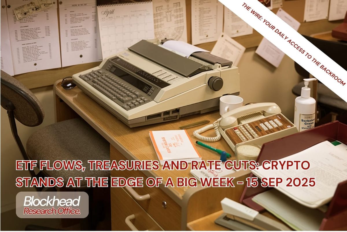 ETF Flows, Treasuries, Rate Cuts: Crypto Stands at the Edge of a Big Week