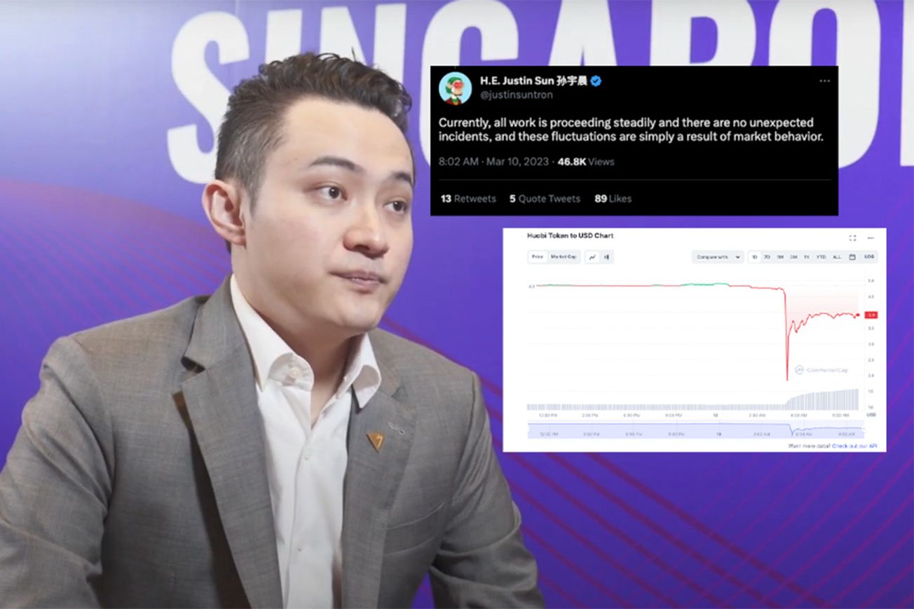 Justin Sun Explains Huobi’s Flash Crash – But We’re Unconvinced