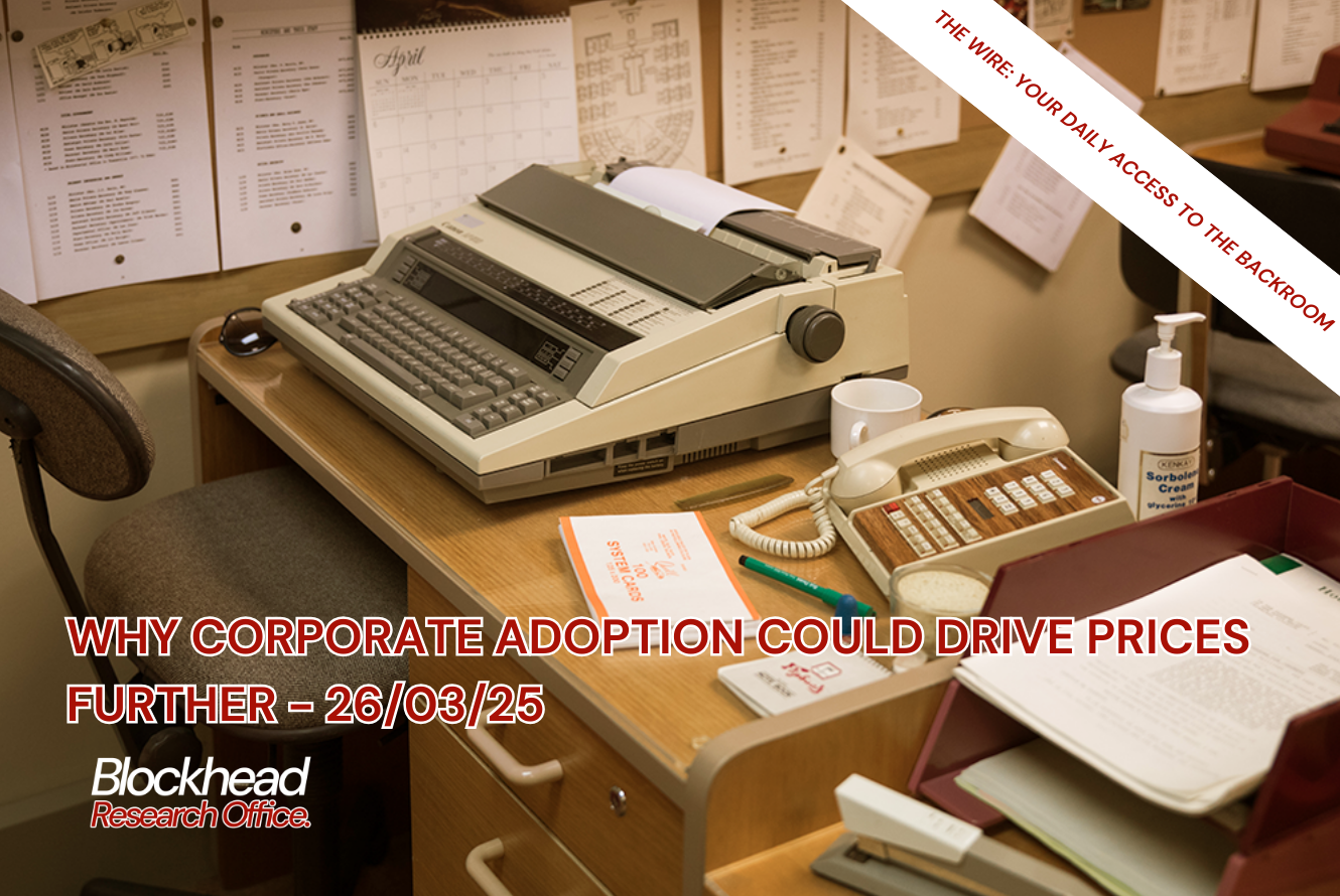 Why Corporate Adoption Could Drive Prices Further