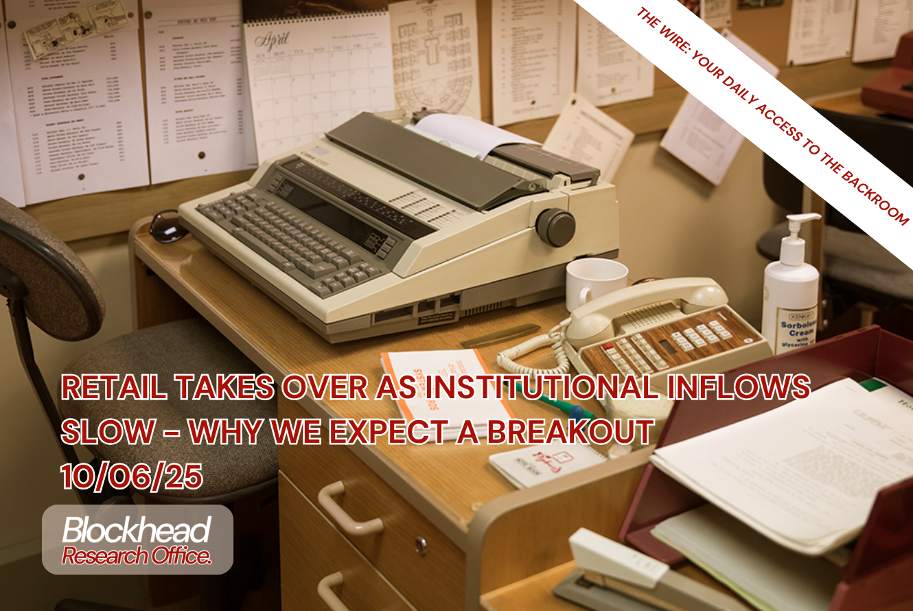 Retail Takes Over as Institutional Inflows Slow - Why We Expect a Breakout