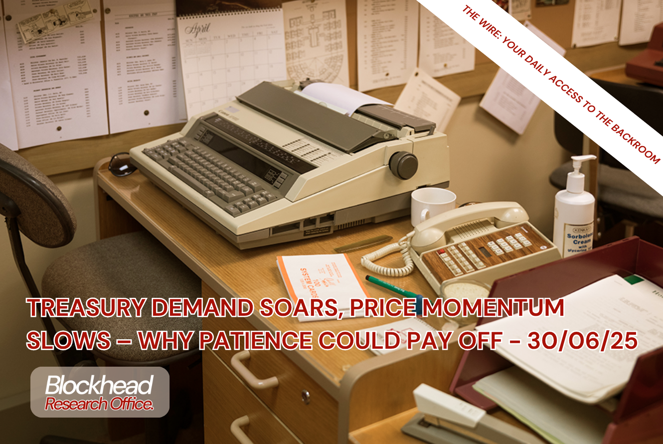 Treasury Demand Soars, Price Momentum Slows – Why Patience Could Pay Off