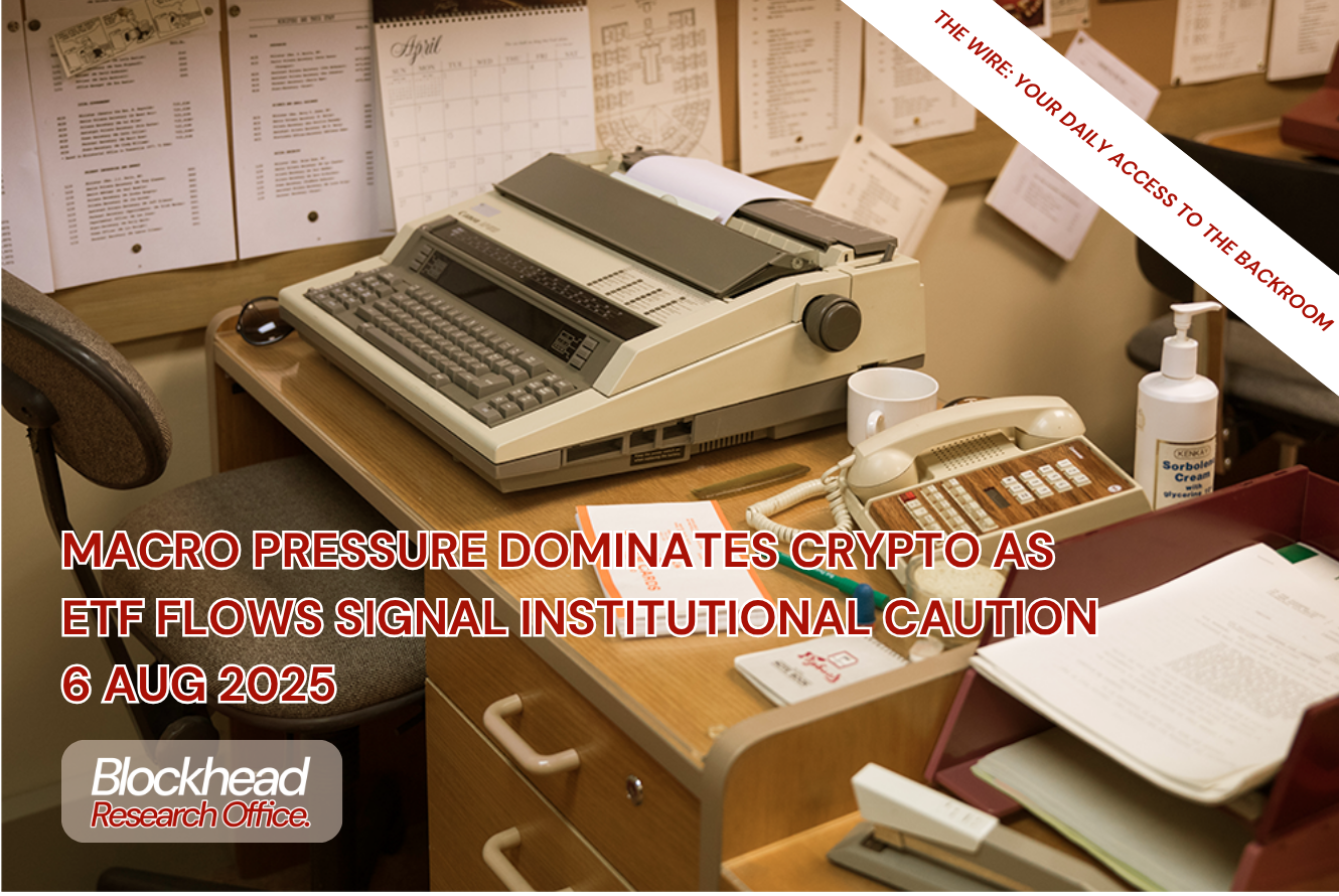 Macro Pressure Dominates Crypto as ETF Flows Signal Institutional Caution