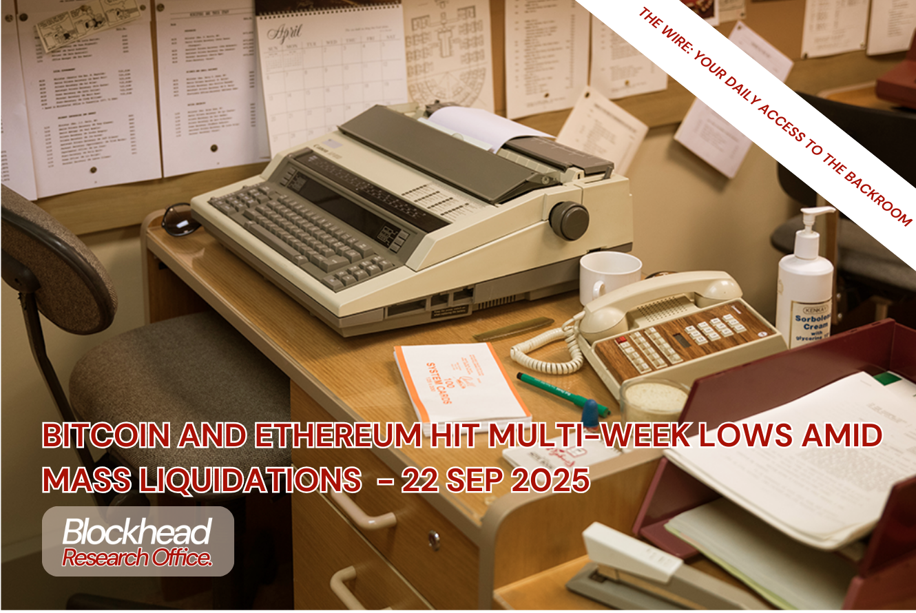 Bitcoin and Ethereum Hit Multi-Week Lows Amid Mass Liquidations