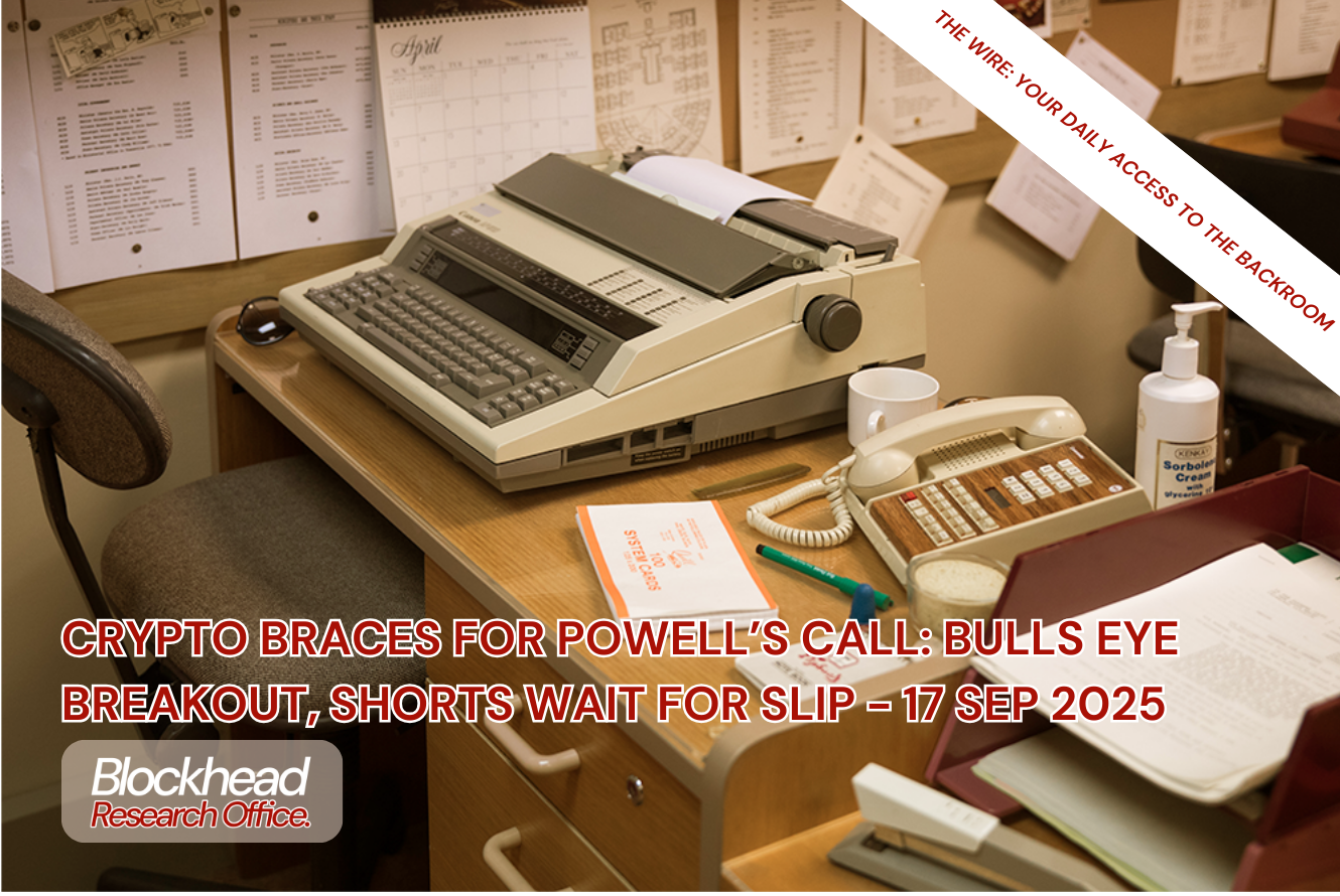 Crypto Braces for Powell’s Call: Bulls Eye Breakout, Shorts Wait for Slip