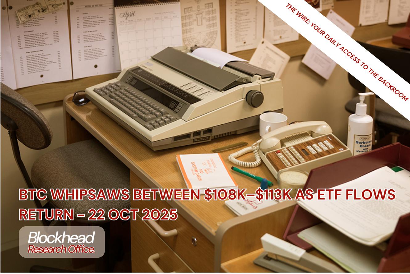 BTC Whipsaws Between $108K–$113K as ETF Flows Return