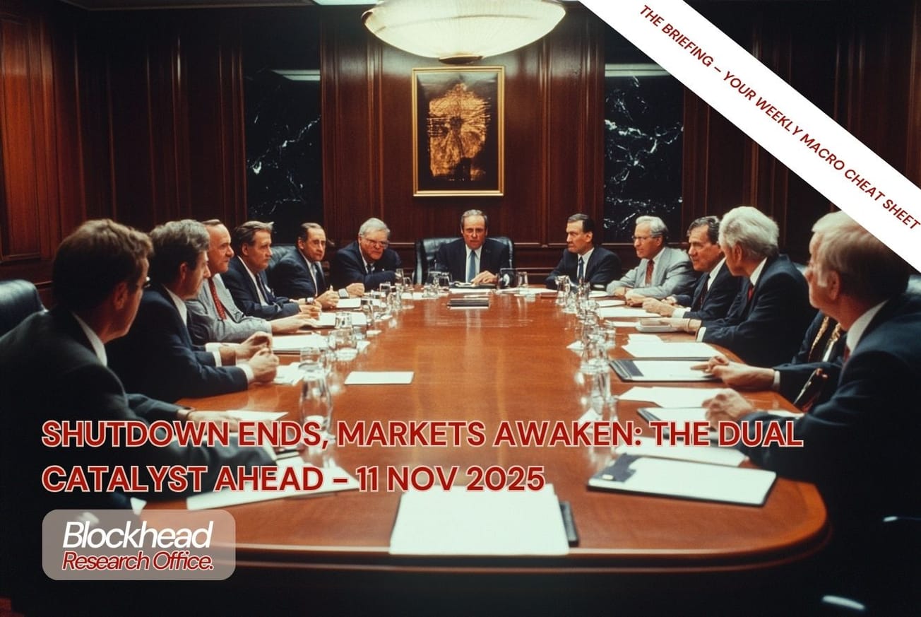 Shutdown Ends, Markets Awaken: The Dual Catalyst Ahead