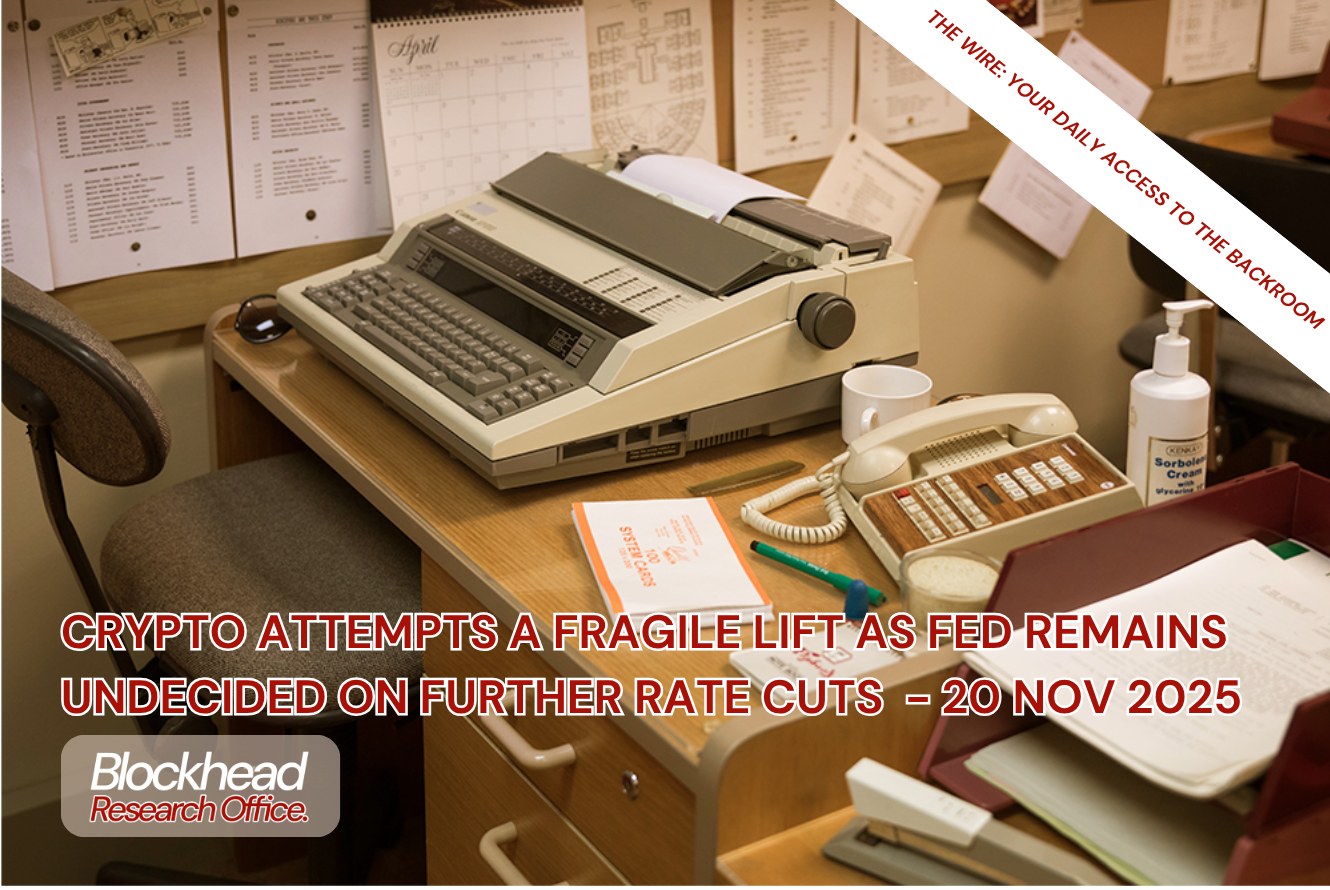 Crypto Attempts a Fragile Lift as Fed Remains Undecided on Further Rate Cuts