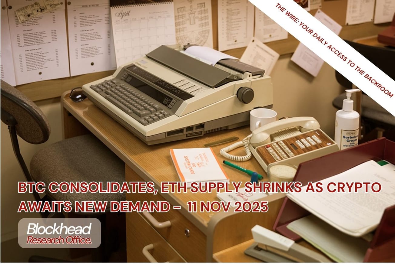 BTC Consolidates, ETH Supply Shrinks as Crypto Awaits New Demand